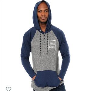 NFL mens super soft hoodie Henley Seattle Seahawks